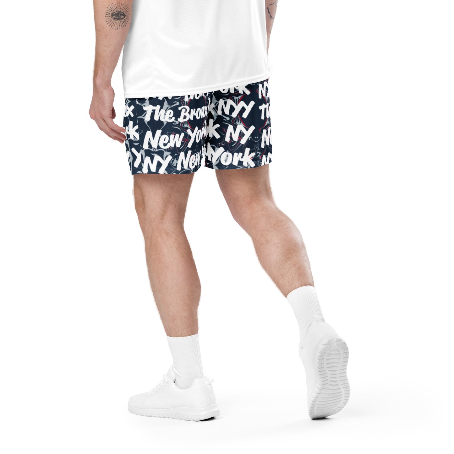 NY Bronx Baseball Custom Mesh Shorts