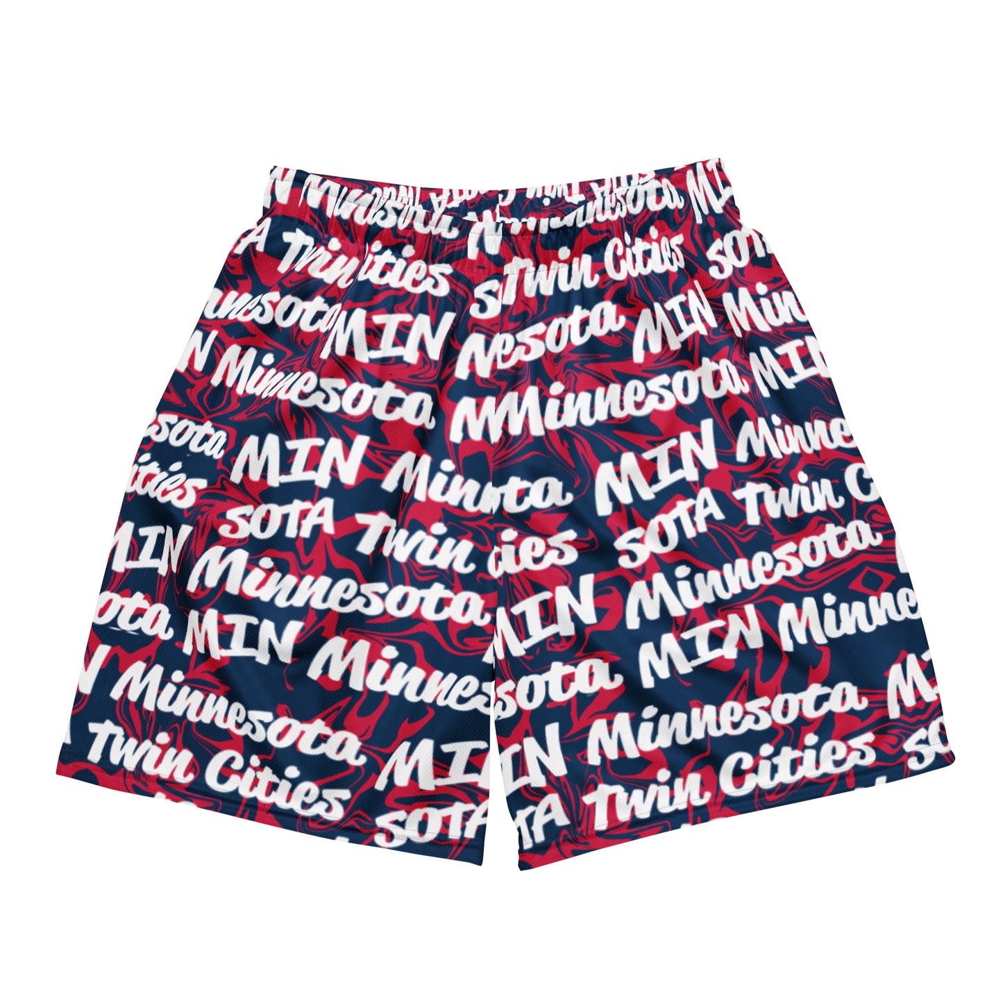 Minnesota Twins Custom Design Mesh Shorts