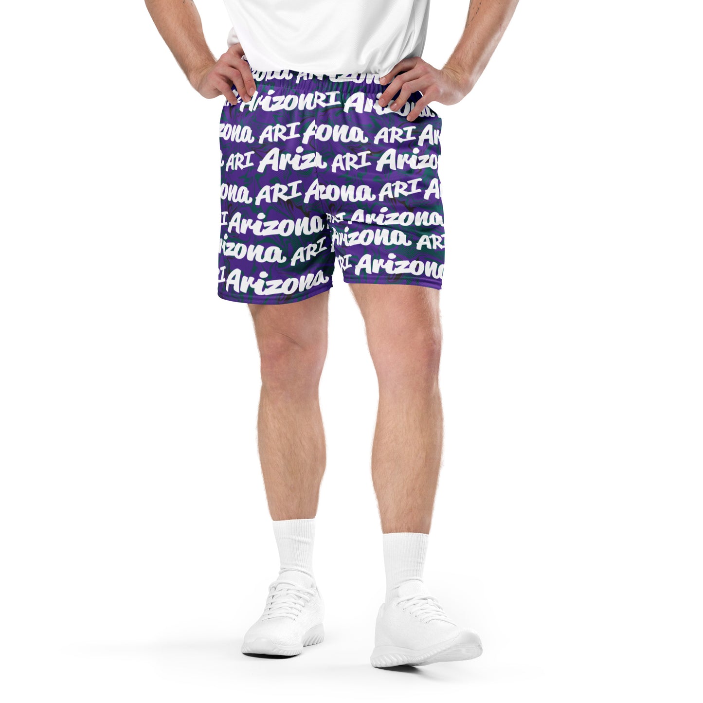 Arizona Diamondbacks All-Over Retro Team Color Mesh Shorts