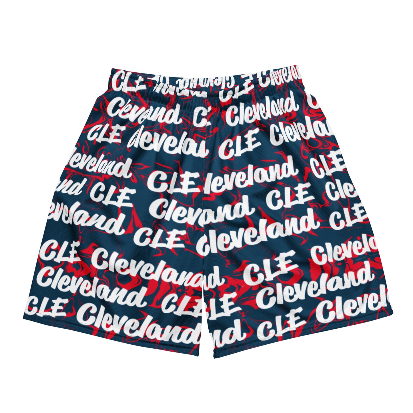 Cleveland Guardians All-Over Team Color Mesh Shorts