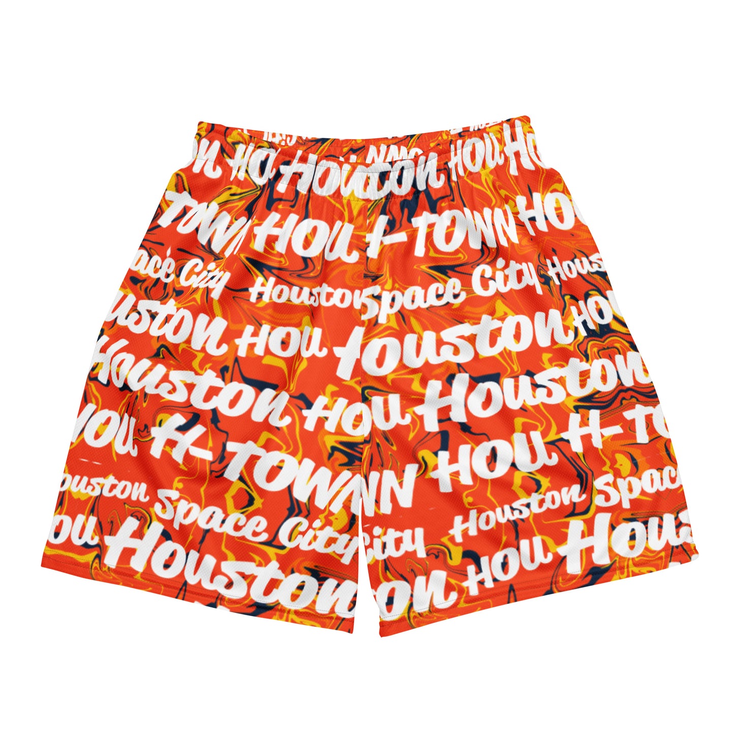 Houston Astros All-Over Retro Team Color Mesh Shorts