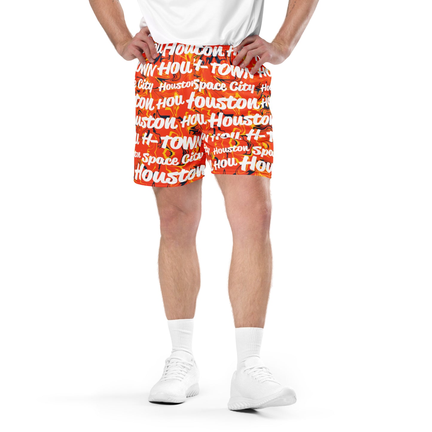 Houston Astros All-Over Retro Team Color Mesh Shorts