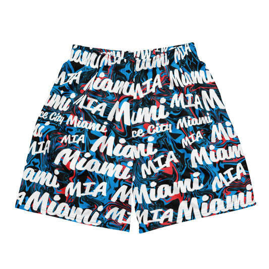 Miami Marlins All-Over Alternate Team Color Mesh Shorts