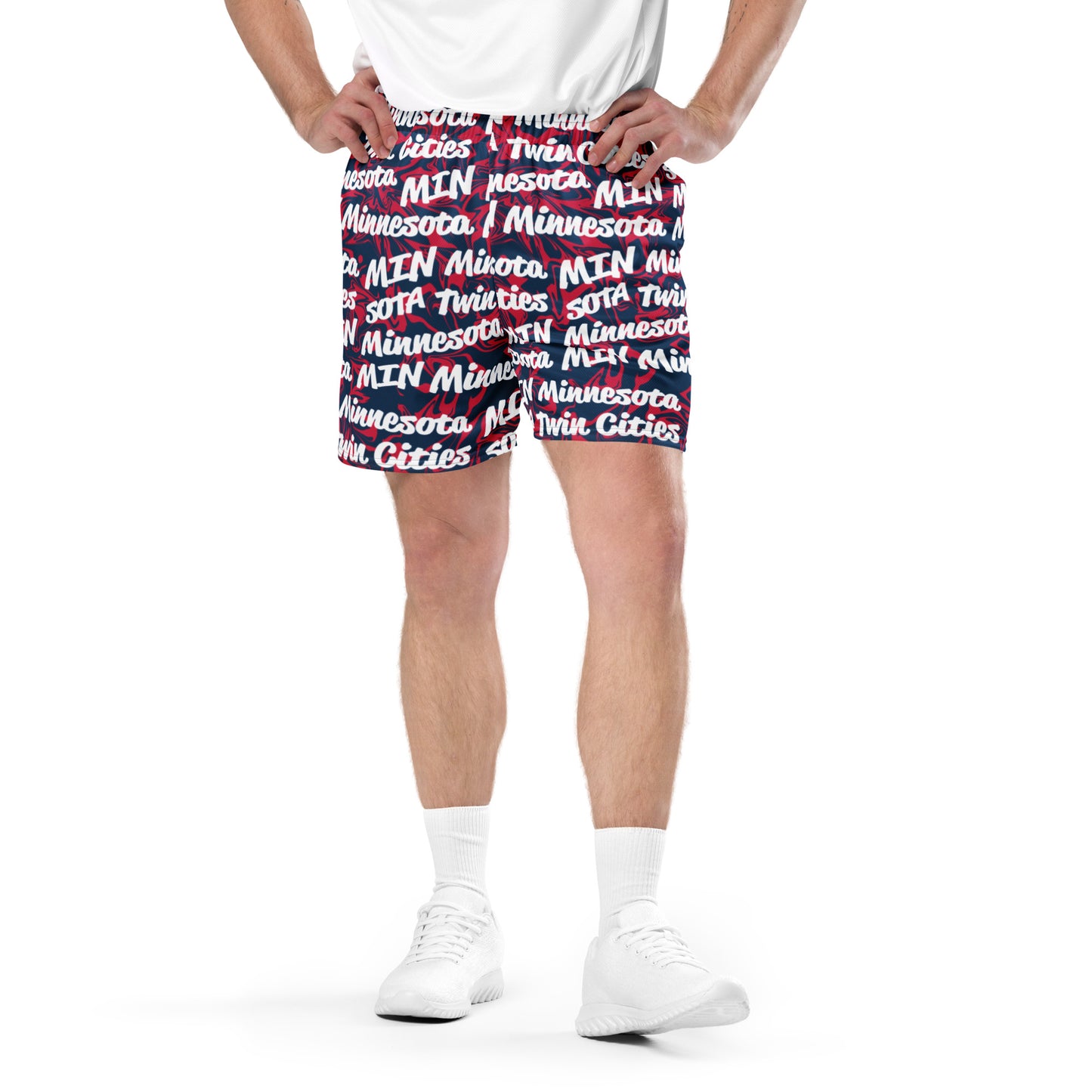 Minnesota Twins All-Over Team Color Mesh Shorts