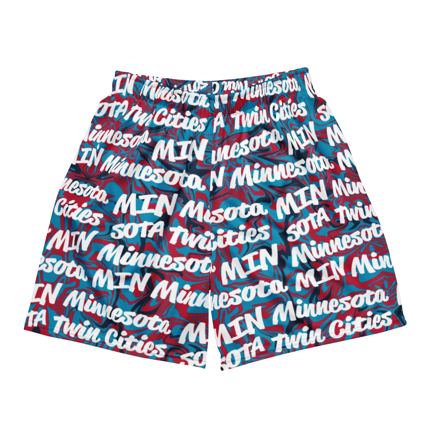 Minnesota Twins All-Over Team Color Mesh Shorts