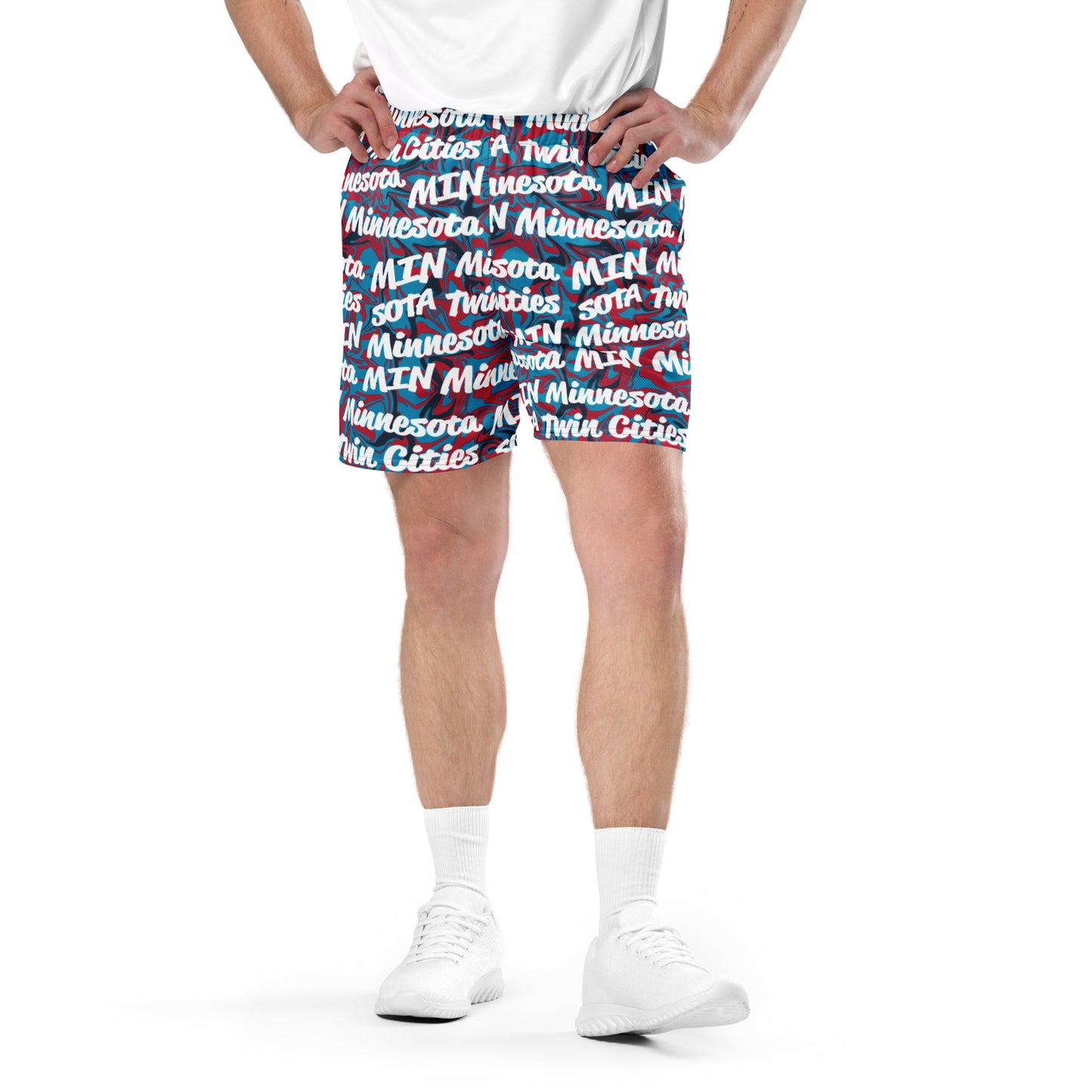 Minnesota Twins All-Over Team Color Mesh Shorts