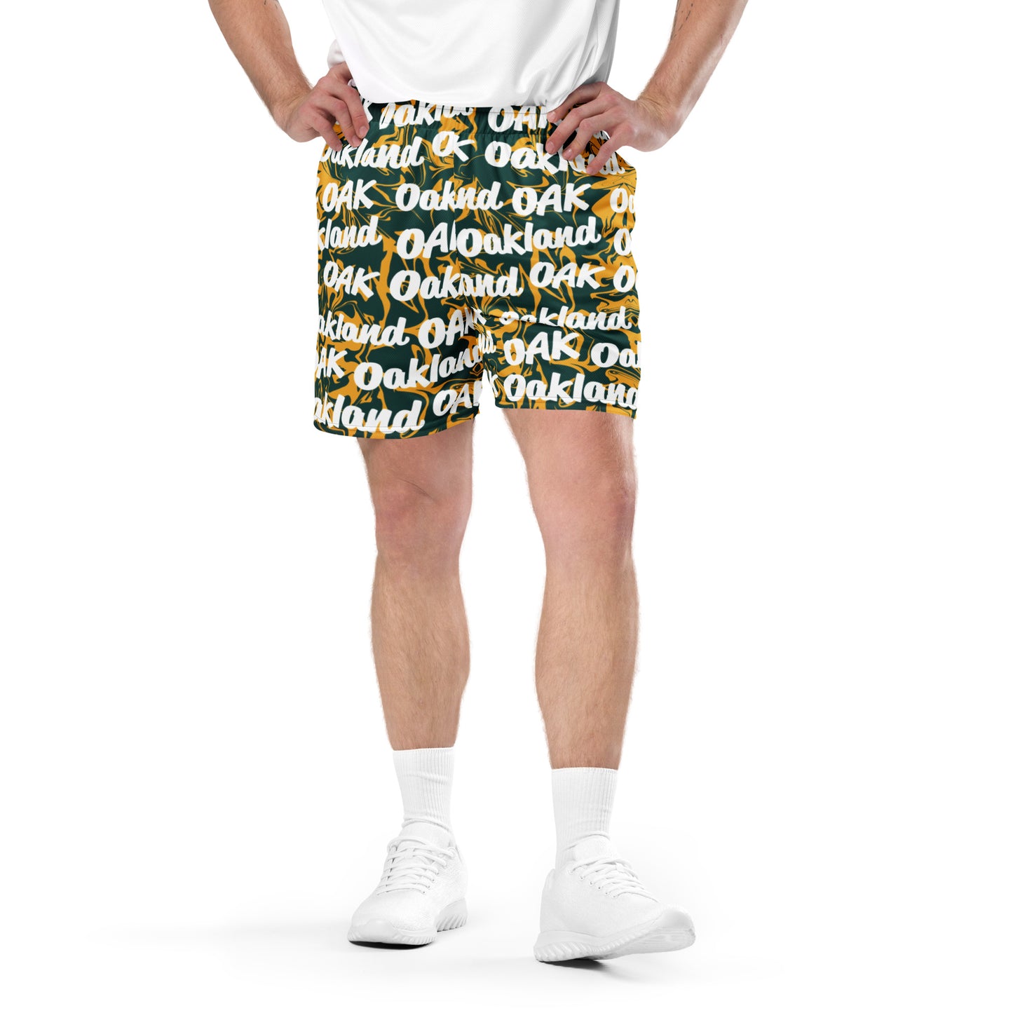 Oakland Athletics All-Over Team Color Mesh Shorts