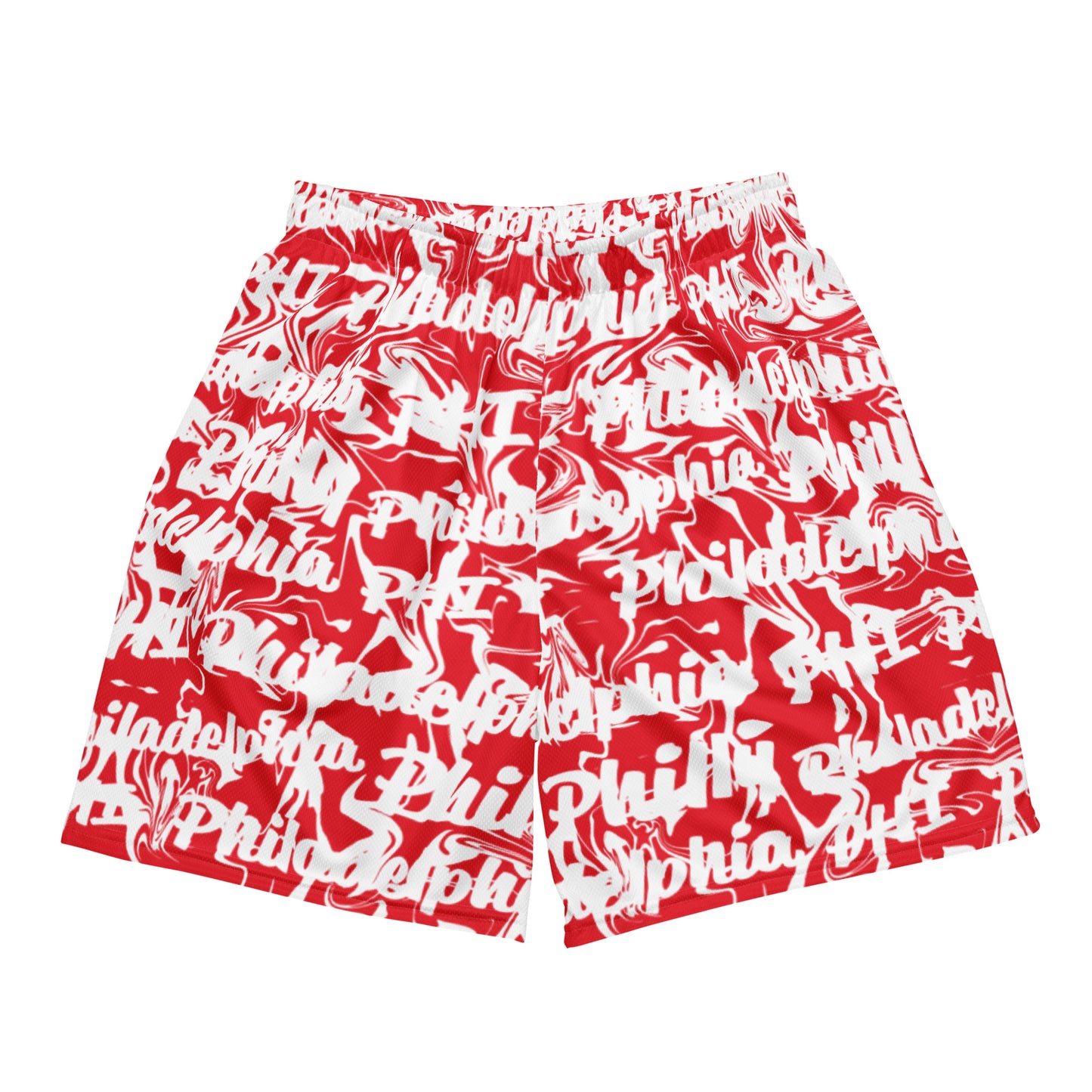 Philadelphia Phillies All-Over Team Color Mesh Shorts