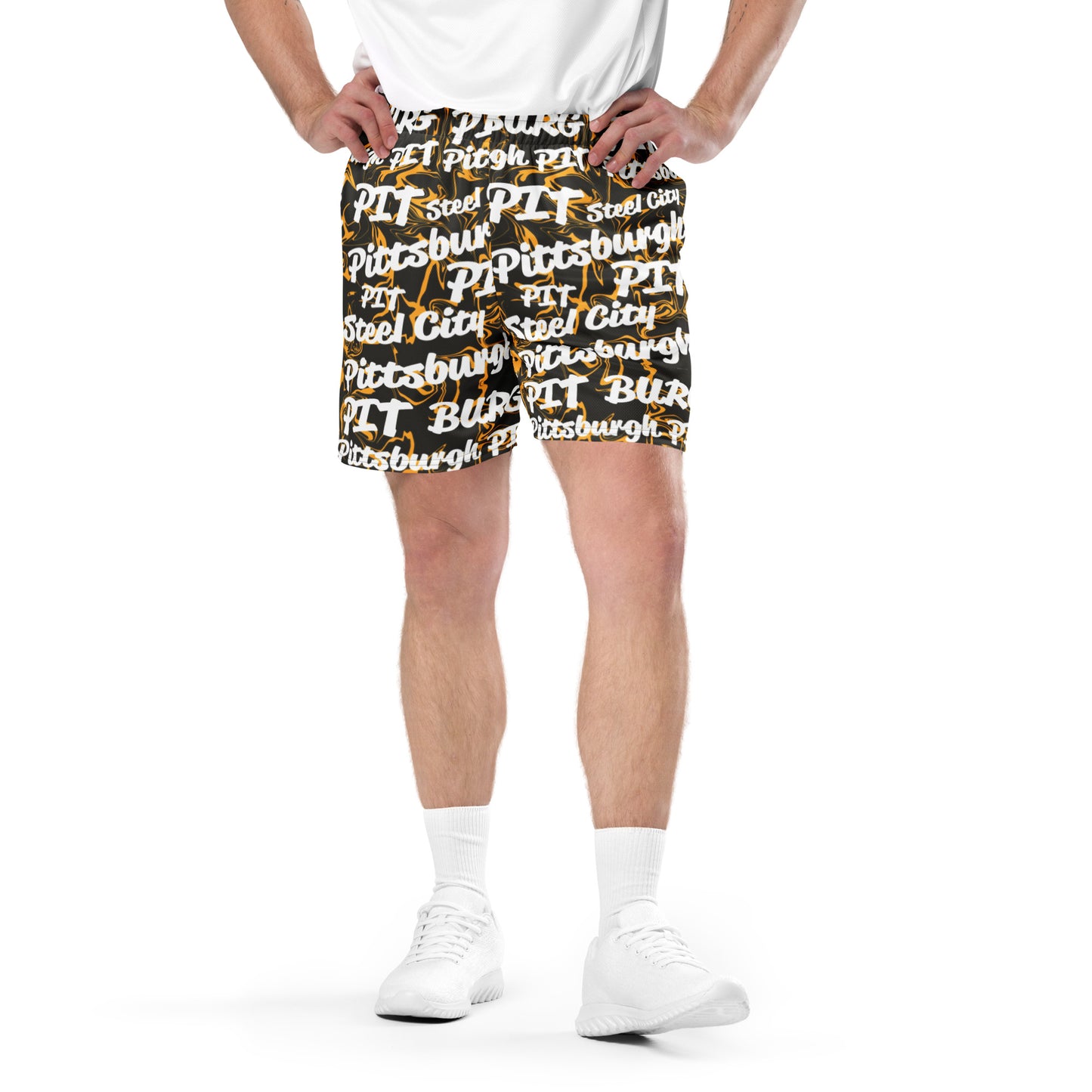 Pittsburgh Pirates All-Over Team Color Mesh Shorts