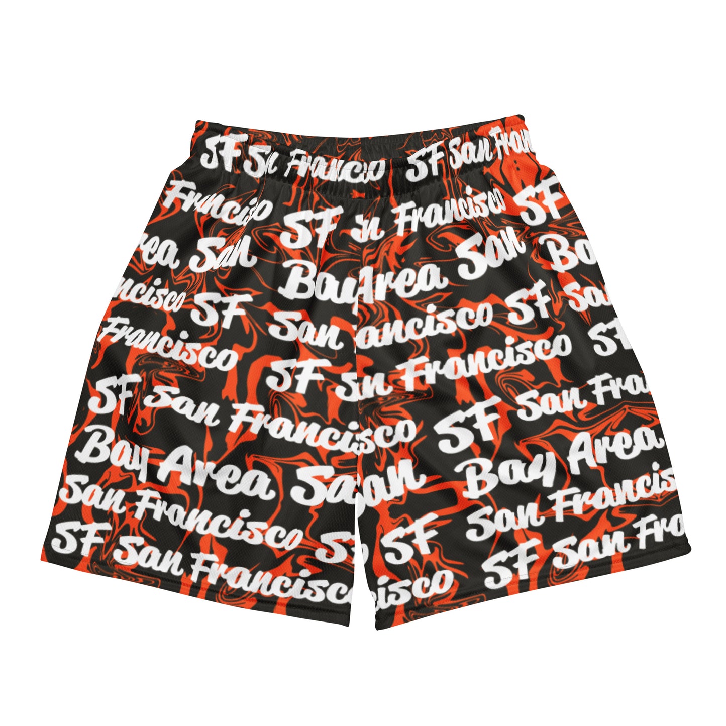 San Francisco Giants All-Over Team Color Mesh Shorts