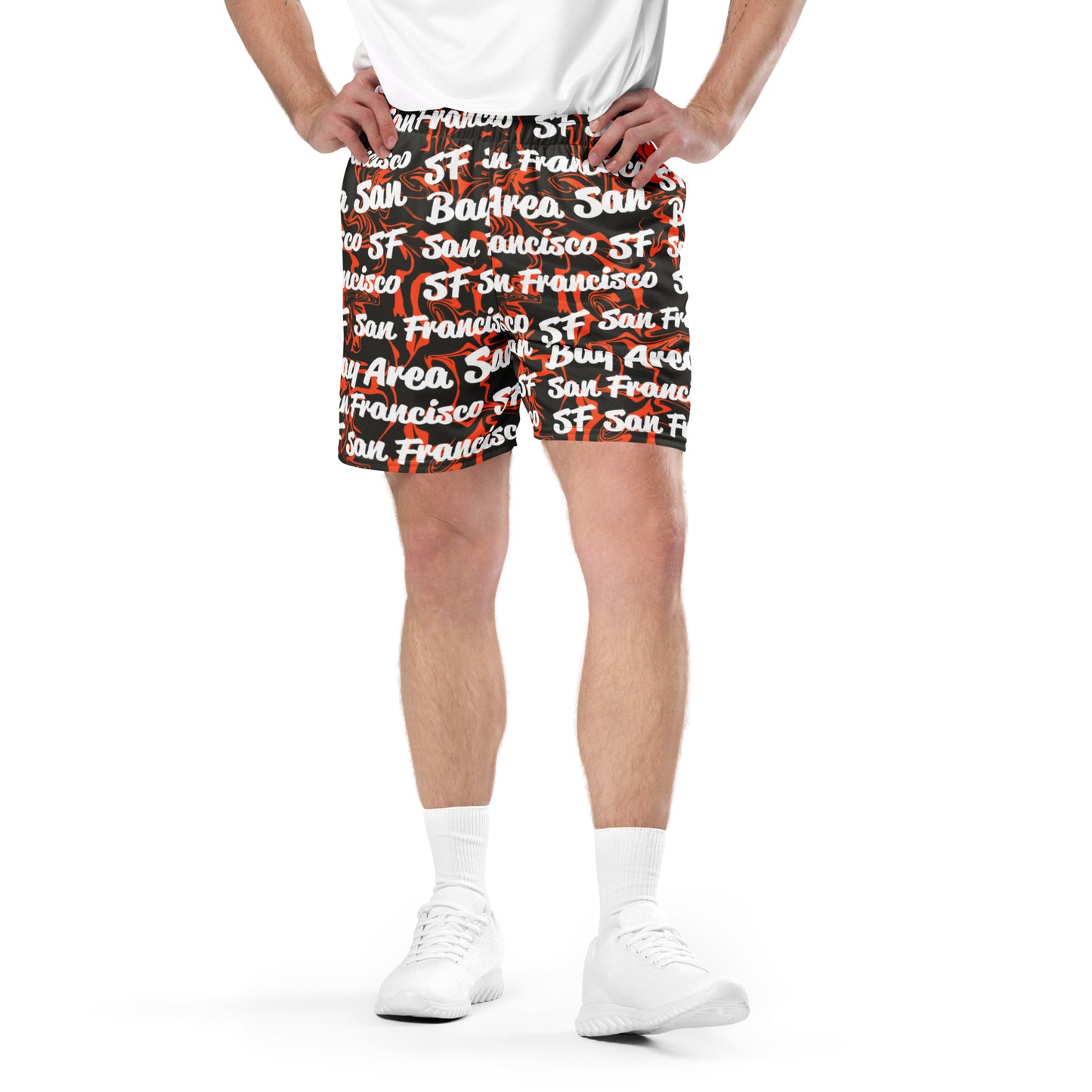 San Francisco Giants All-Over Team Color Mesh Shorts