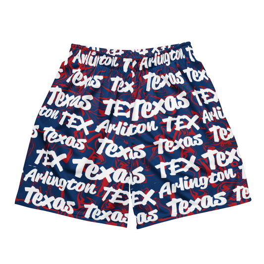 Texas Rangers All-Over Team Color Mesh Shorts