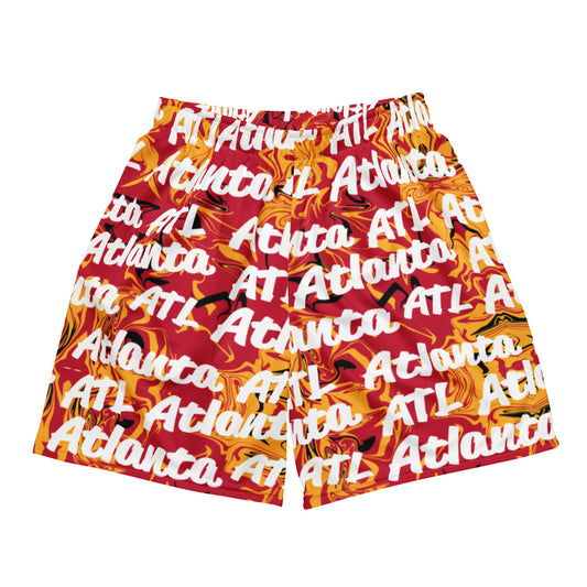 Atlanta Hawks All-Over Team Color Mesh Shorts