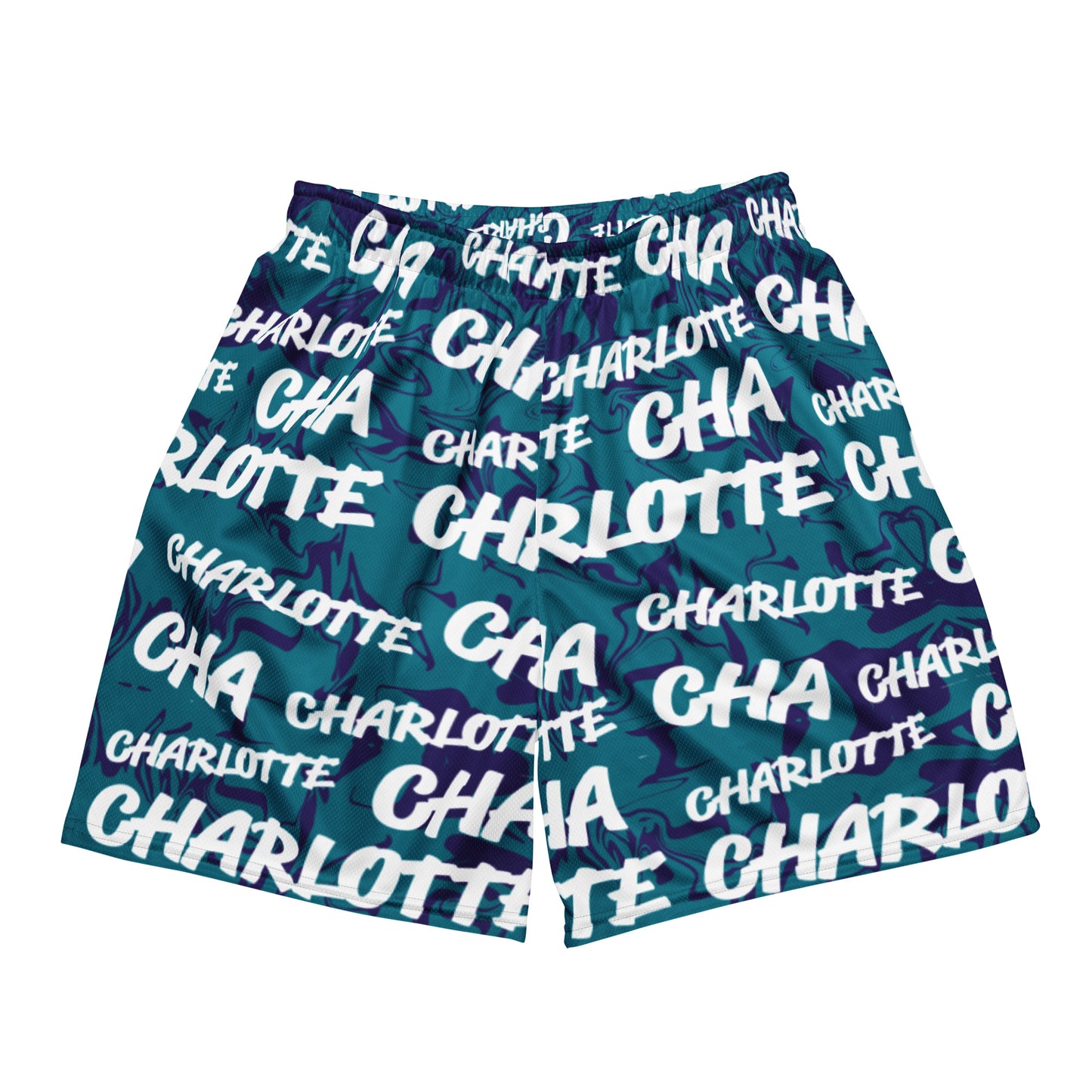 Charlotte Hornets All-Over Team Color Mesh Shorts