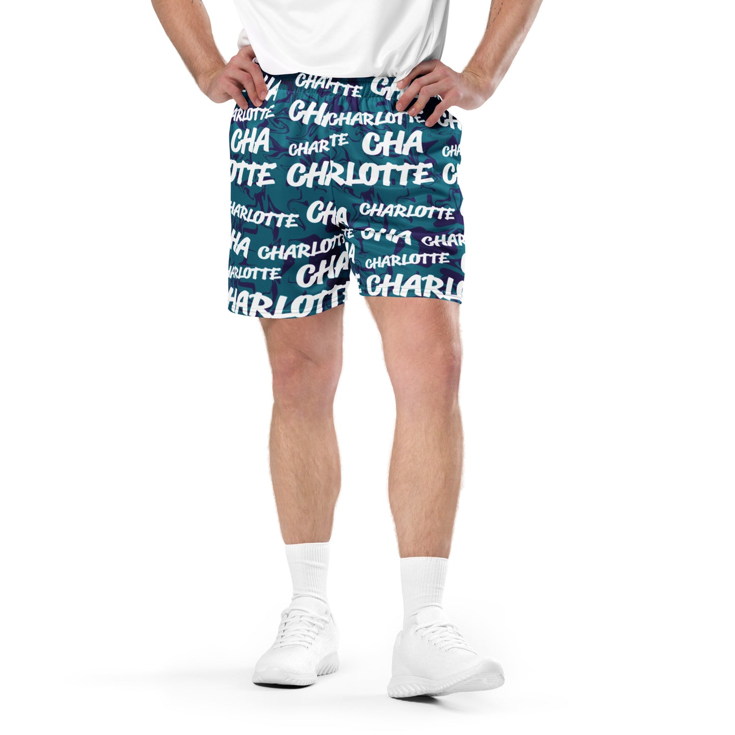 Charlotte Hornets All-Over Team Color Mesh Shorts