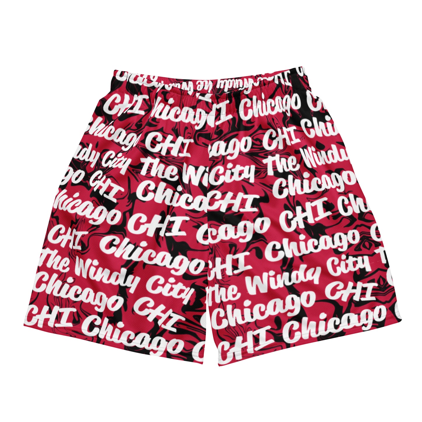 Chicago Bulls All-Over Team Color Mesh Shorts