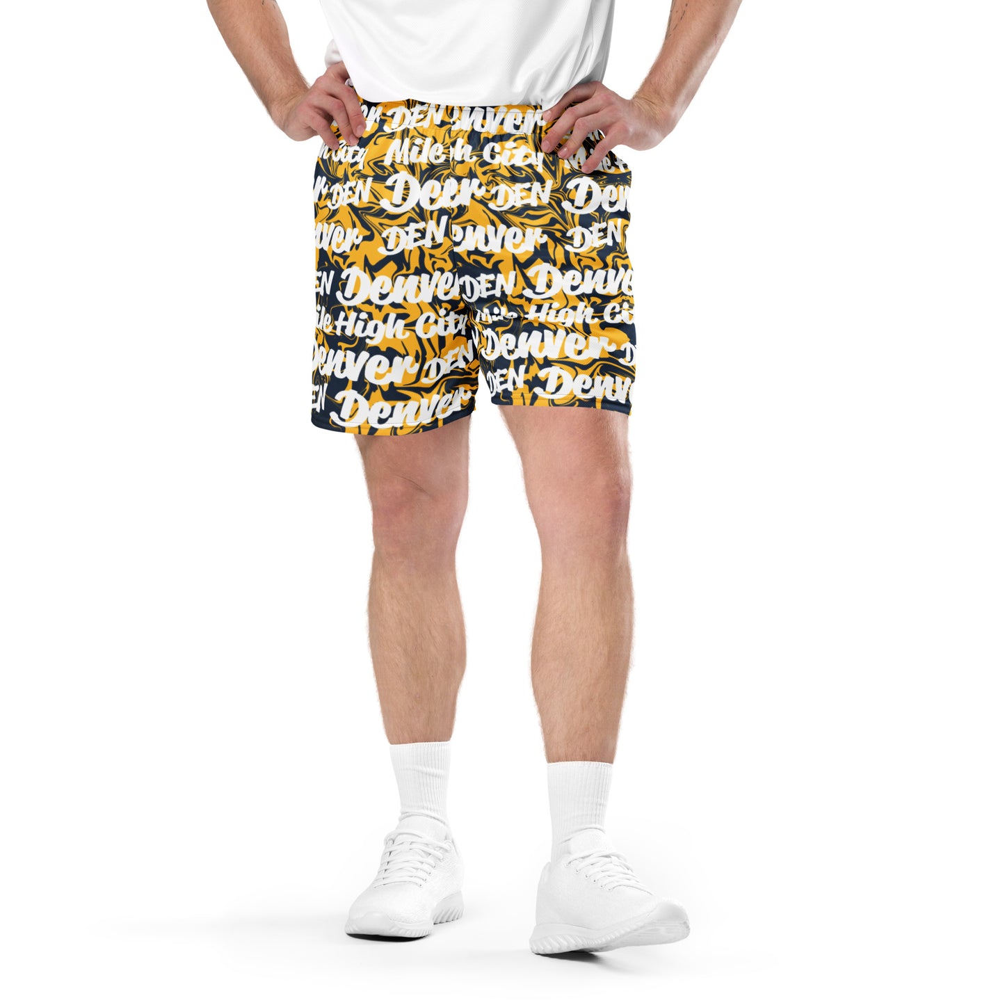 Denver Nuggets All-Over Team Color Mesh Shorts