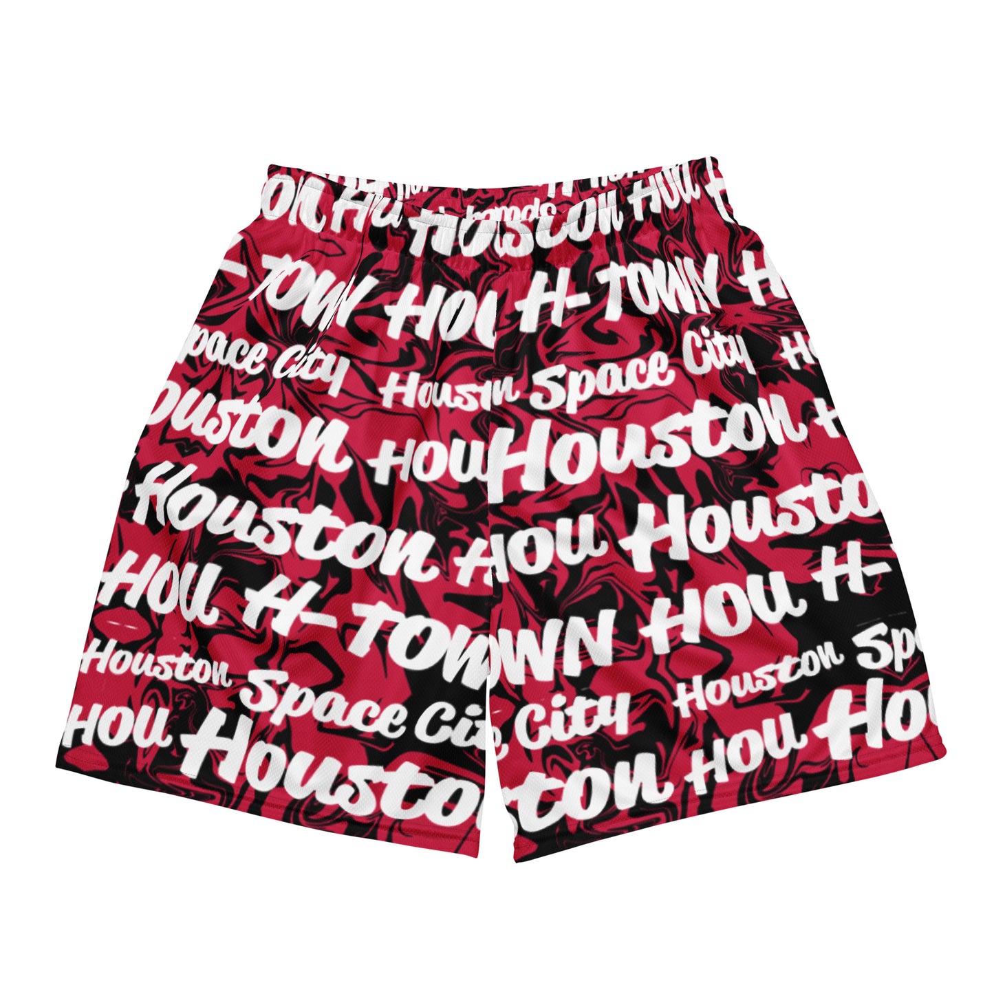 Houston Rockets All-Over Team Color Mesh Shorts