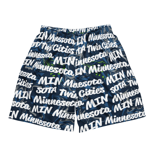 Minnesota Timberwolves All-Over Team Color Mesh Shorts