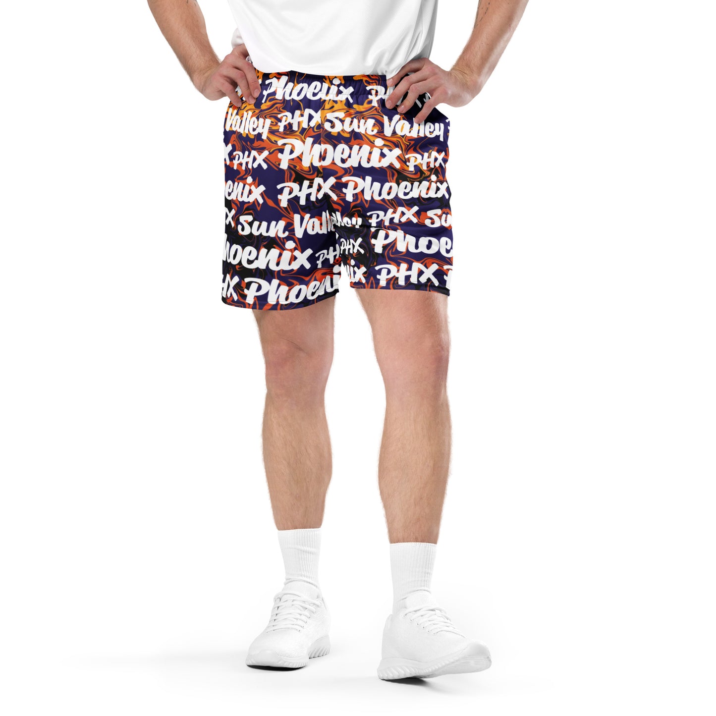 Phoenix Suns All-Over Team Color Mesh Shorts