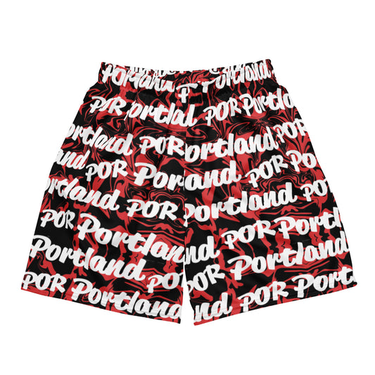 Portland Trail Blazers All-Over Team Color Mesh Shorts