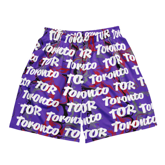 Toronto Raptors All-Over Team Color Mesh Shorts