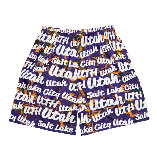 Utah Jazz All-Over Team Color Mesh Shorts