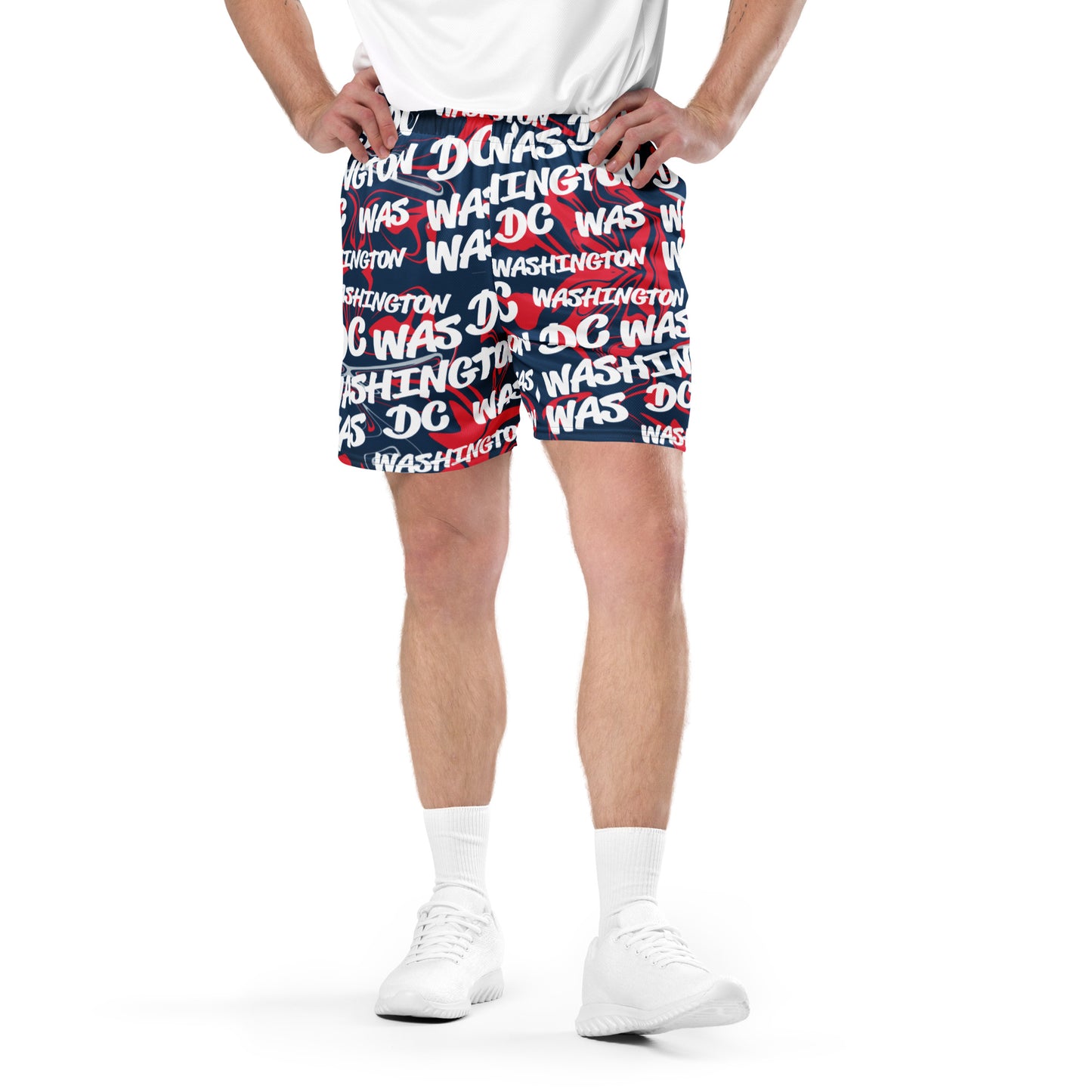 Washington Wizards All-Over Team Color Mesh Shorts