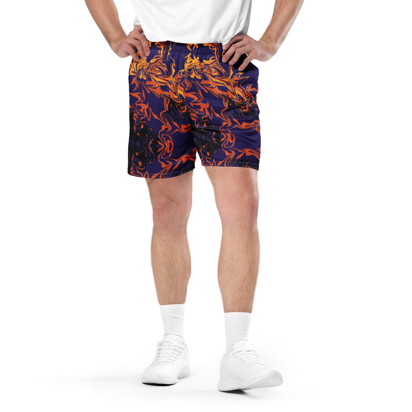 Phoenix Suns Team Color Marble Mesh Shorts