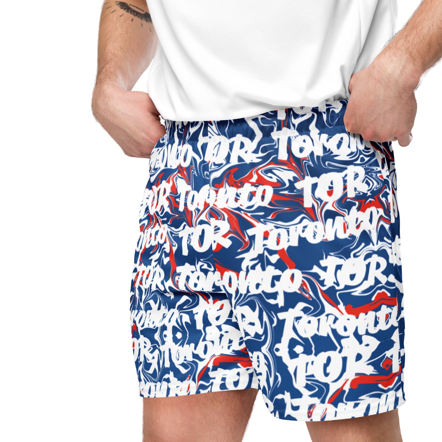 Toronto Blue Jays Custom Mesh Shorts