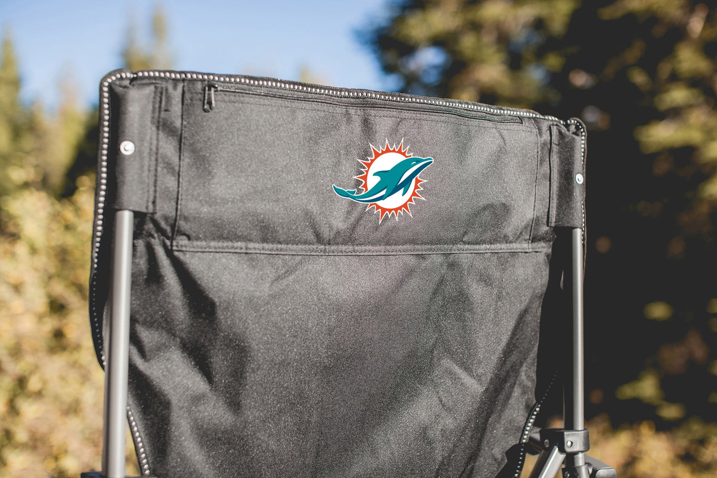Miami Dolphins Logo - Big Bear XXL Camping Chair with Cooler