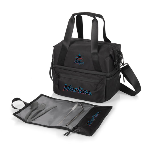 Miami Marlins - Tarana Recycled Lunch Bag Cooler with Utensils