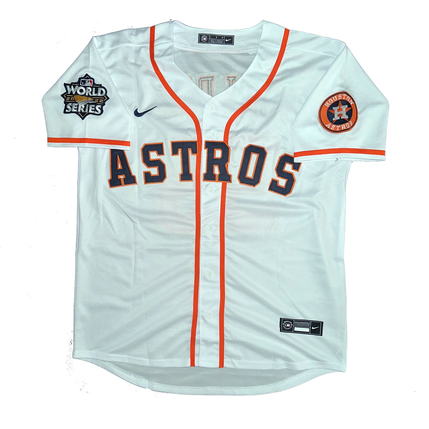 Jose Urquidy Autographed Houston Astros 2023 World Series Jersey JSA COA!