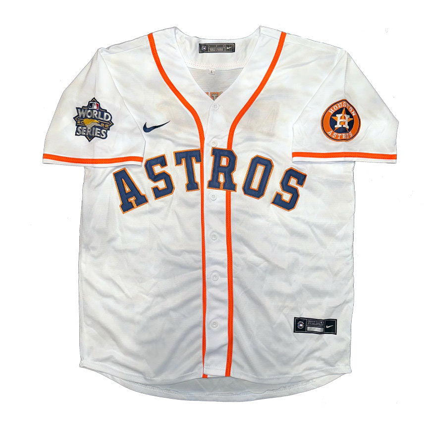 Framber Valdez Autographed Houston Astros Jersey JSA COA World Series Champs!