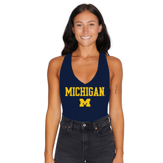 University of Michigan Navy Bodysuit