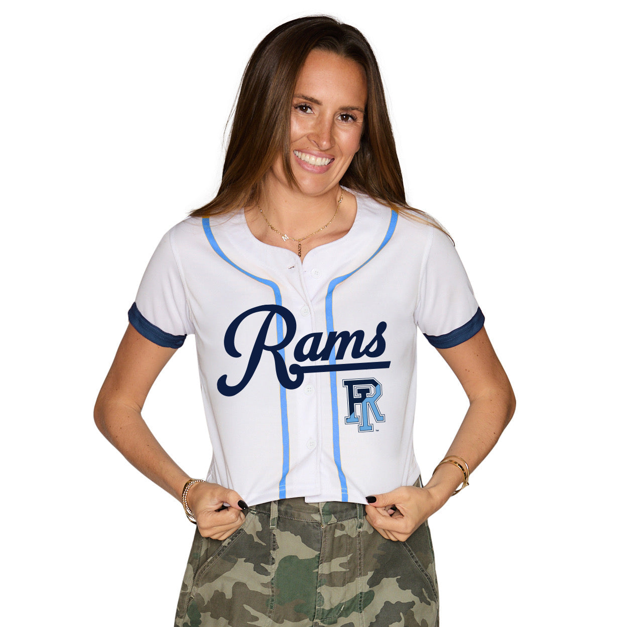 Rhode Island Rams Baseball Jersey