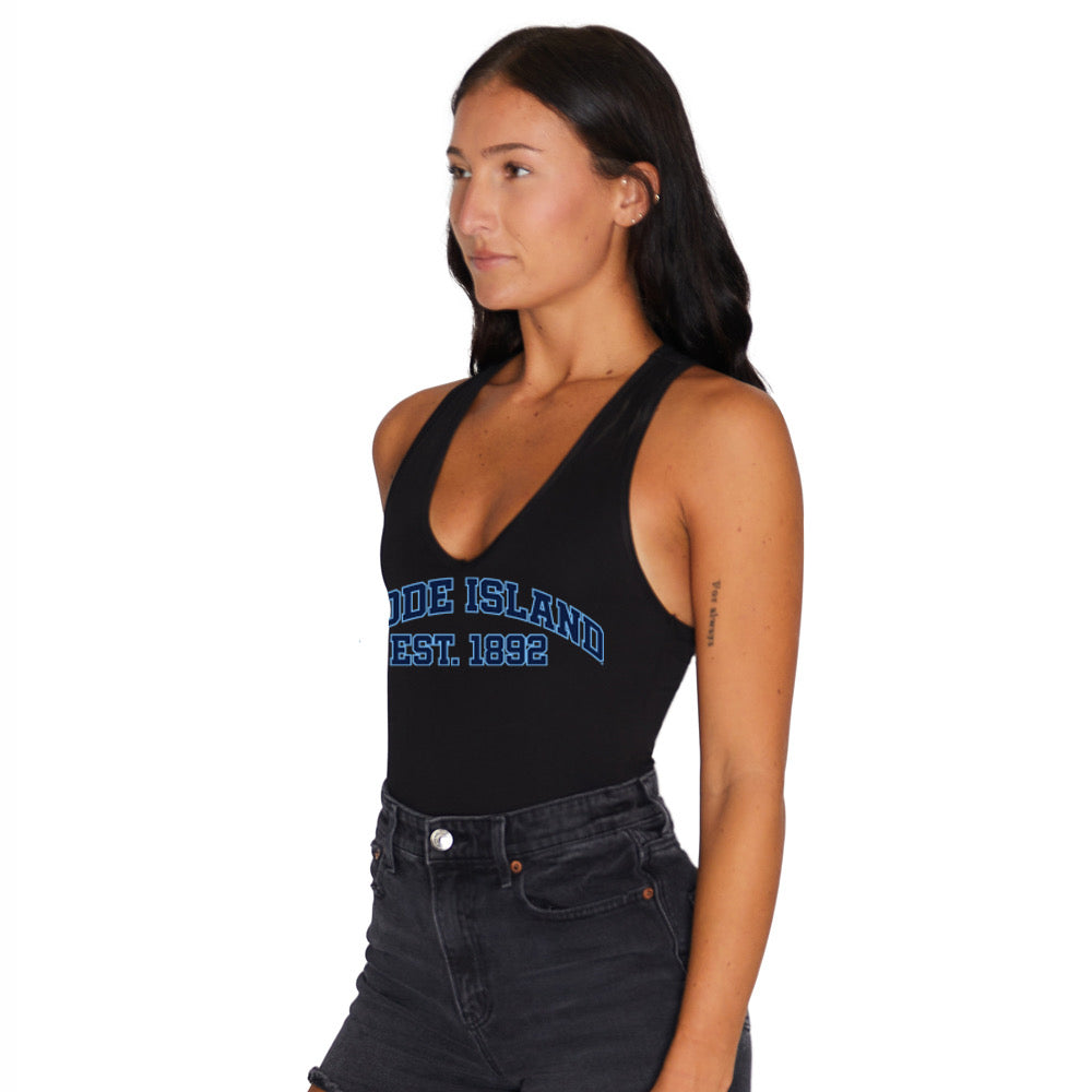 Rhode Island Rams Black Bodysuit