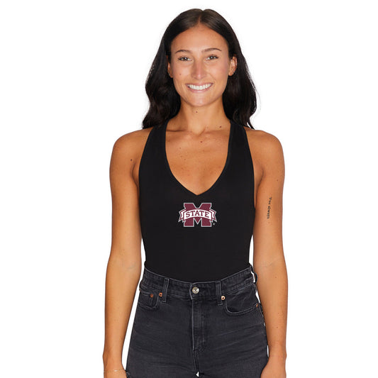 Mississippi State Black Bodysuit