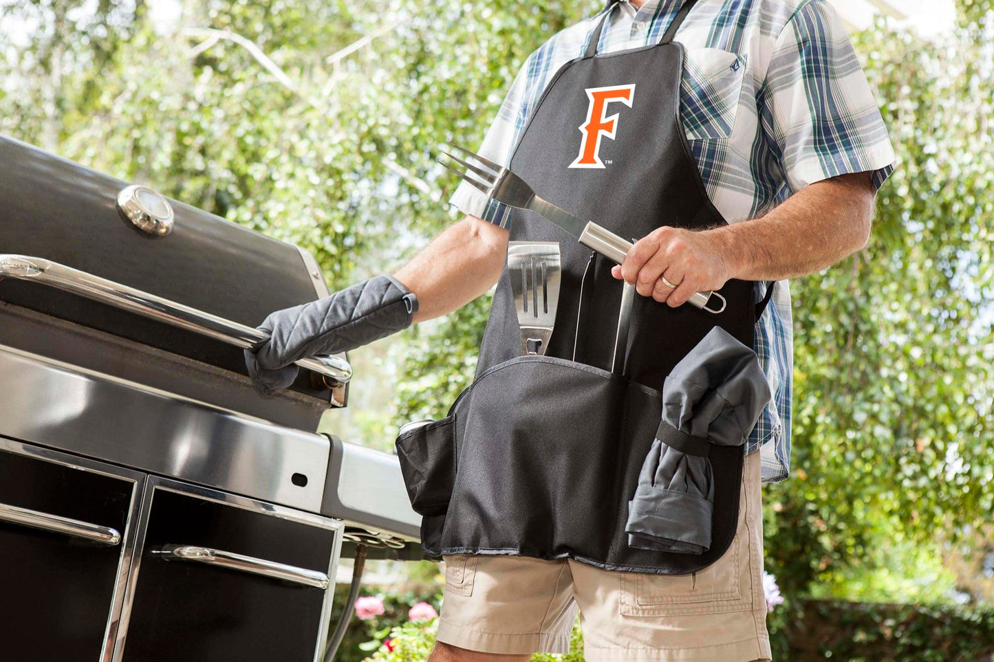 Cal State Fullerton Titans - BBQ Apron Tote Pro Grill Set