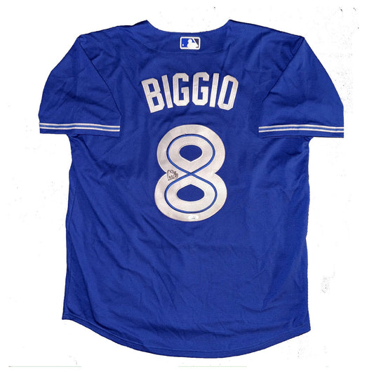 Cavan Biggio Autographed Toronto Blue Jays Jersey JSA COA