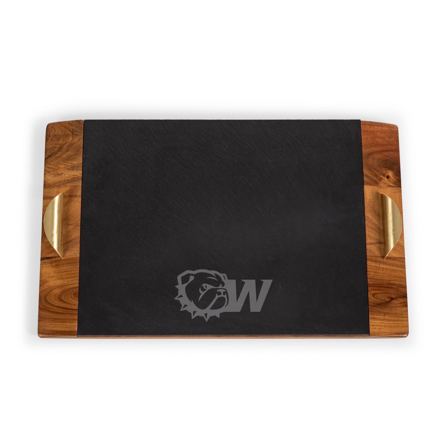 Wingate University Bulldogs - Covina Acacia and Slate Serving Tray