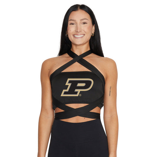 Purdue Black Multi Way Bandeau Top