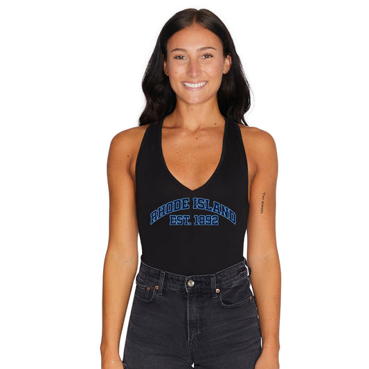 Rhode Island Rams Black Bodysuit