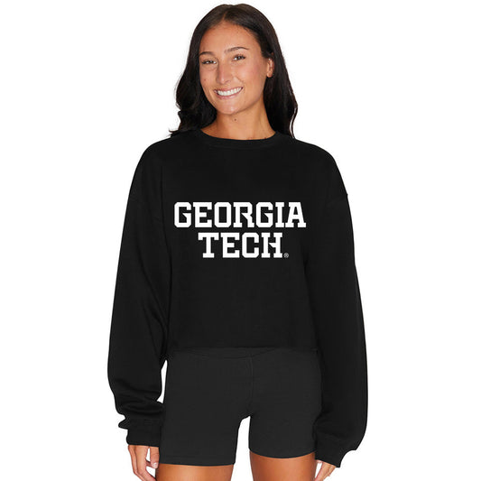 Georgia Tech Black Crewneck