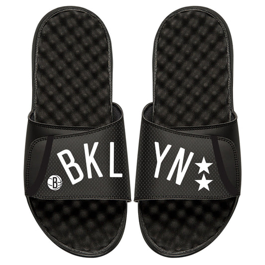 Size 6 Brooklyn Nets Statement Jersey Slides