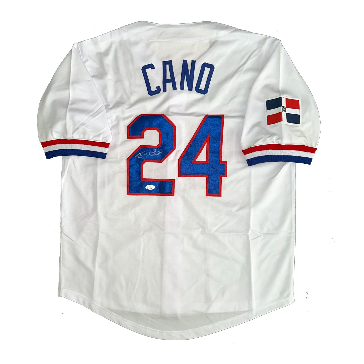 Robinson Cano Autographed Custom WBC Dominican Republic Jersey JSA COA