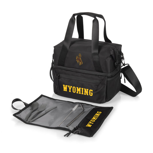 Wyoming Cowboys - Tarana Recycled Lunch Bag Cooler with Utensils