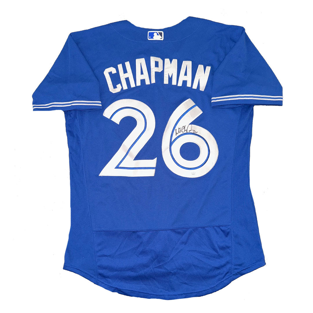 Matt Chapman Autographed Signed Toronto Blue Jays Blue Jersey JSA COA