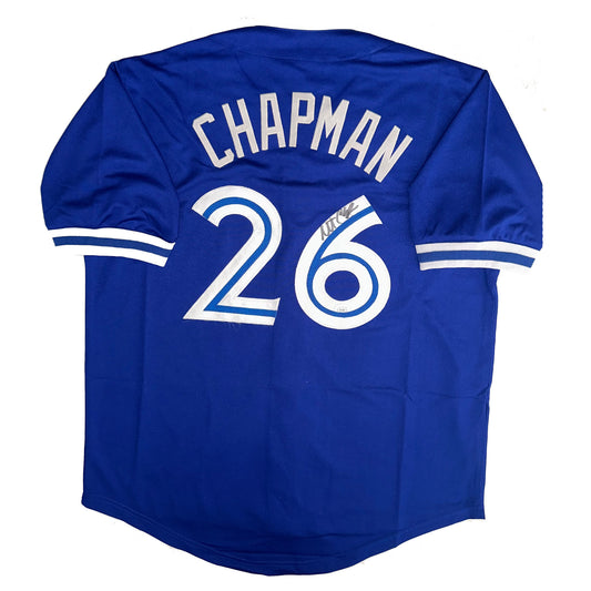 Matt Chapman Autographed Toronto Blue Jays Pro Style Jersey JSA COA