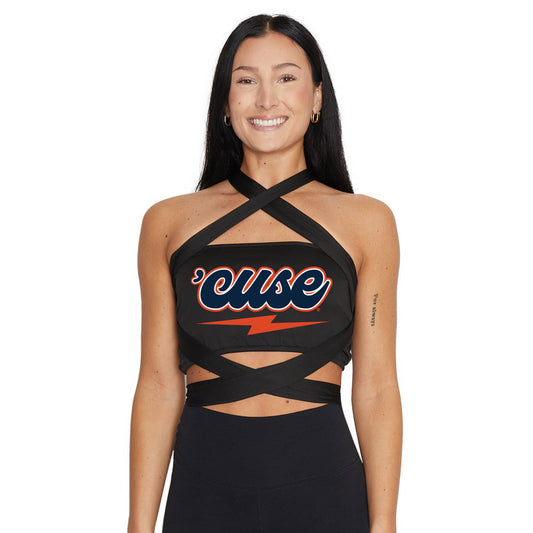 Syracuse Black Multiway Bandeau Top